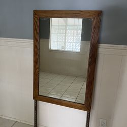 Mirror Mirror Length Is 30” By  43” 