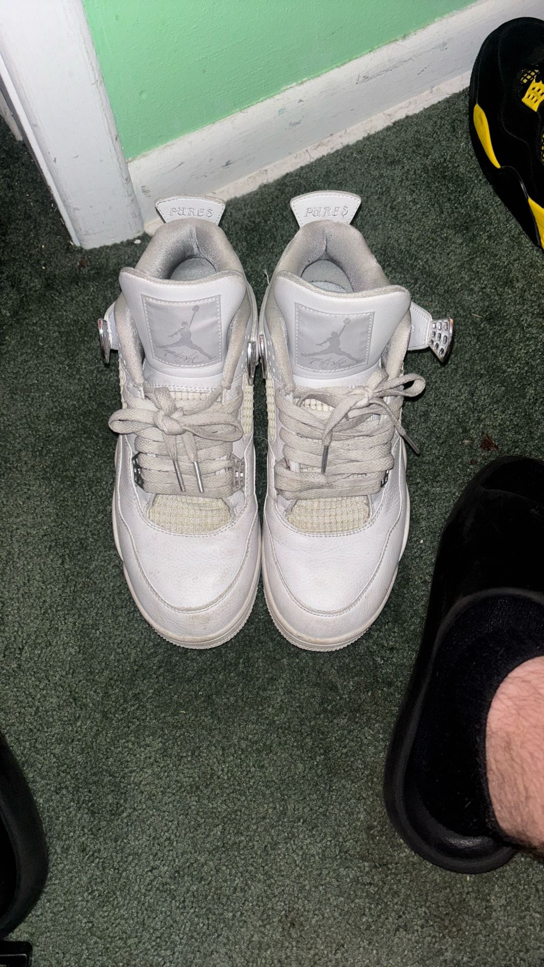 Pure money jordan 4 size 10