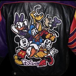 Vintage Disney Leather Jacket
