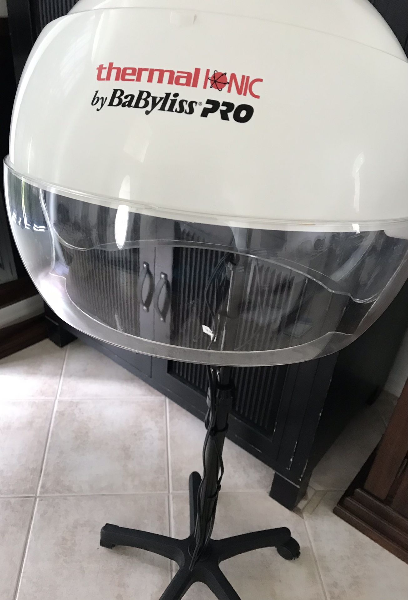 Portable Hooded Hair Dryer w/ Adj. ,Hgt.-Wheeled Stand $44