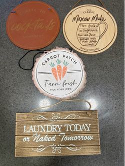 Assorted Signs $2 ea.