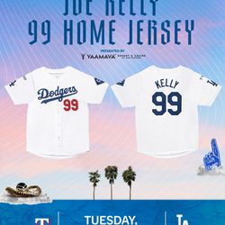 Joe Kelley Jersey - Dodgers vs Rangers