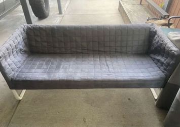 Sofa Modern Textile Grey
