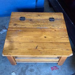 Coffee Table With Storage ( Real Wood)
