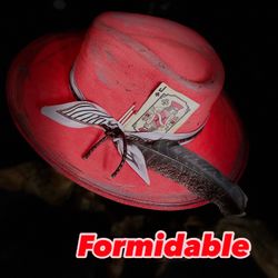 🌇🧡FORMIDABLE FEDORA ❤️‍🔥🌅 custom orange color distressed unique size medium flat brim Hat