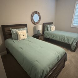 Twins Bed Sets With Frame 