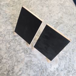 2 Wood Black Board Easels