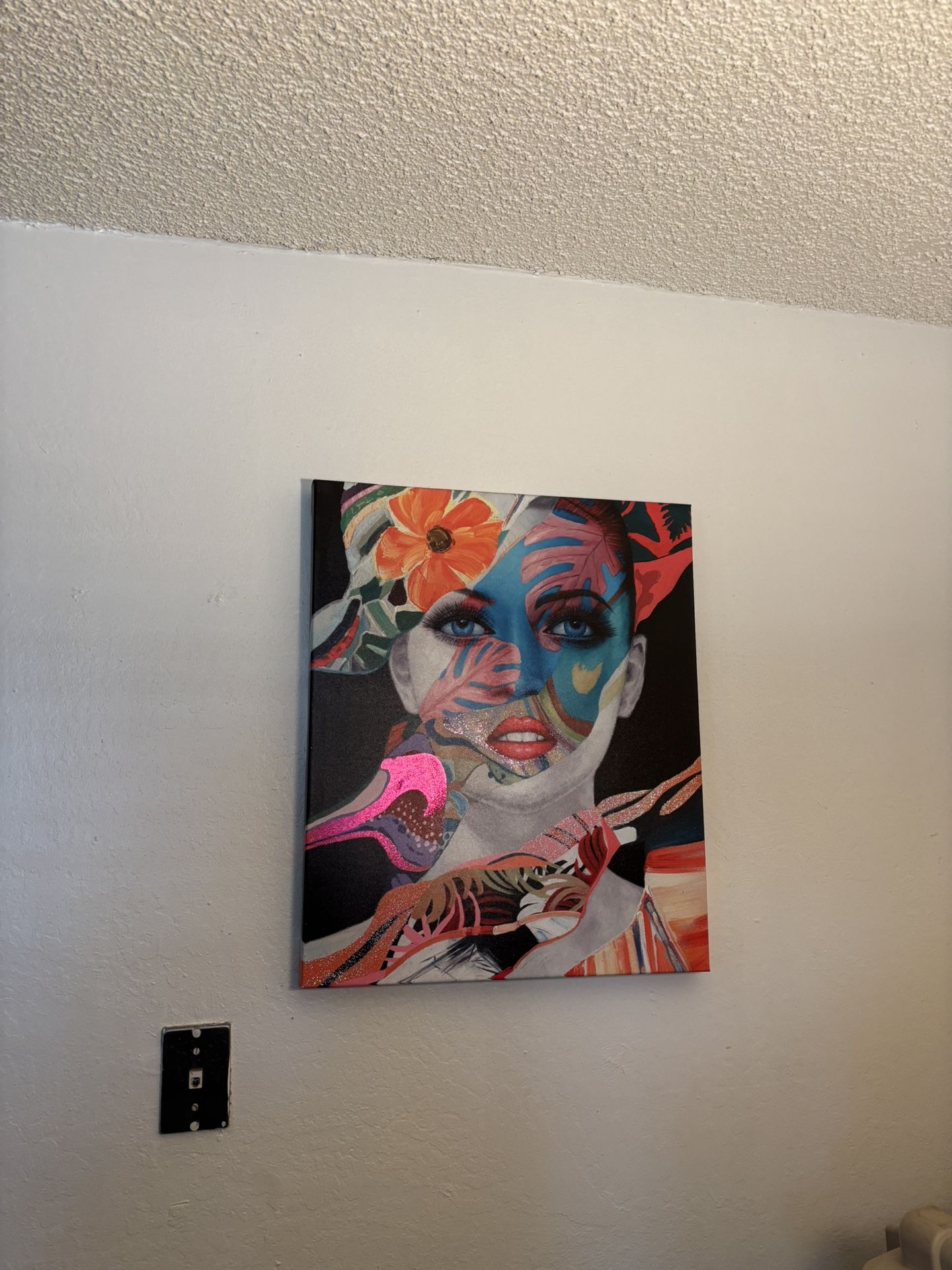 Art Painted Onto Canvas 