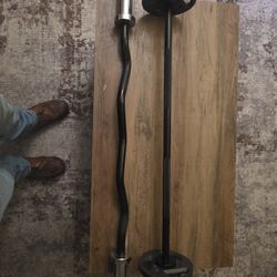 EZ CURL BAR AND STRAIGHT CURL BAR