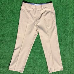 McGregor Casual Athletic Sportswear Light Weight 34x34Flat Front Khaki Pants EUC