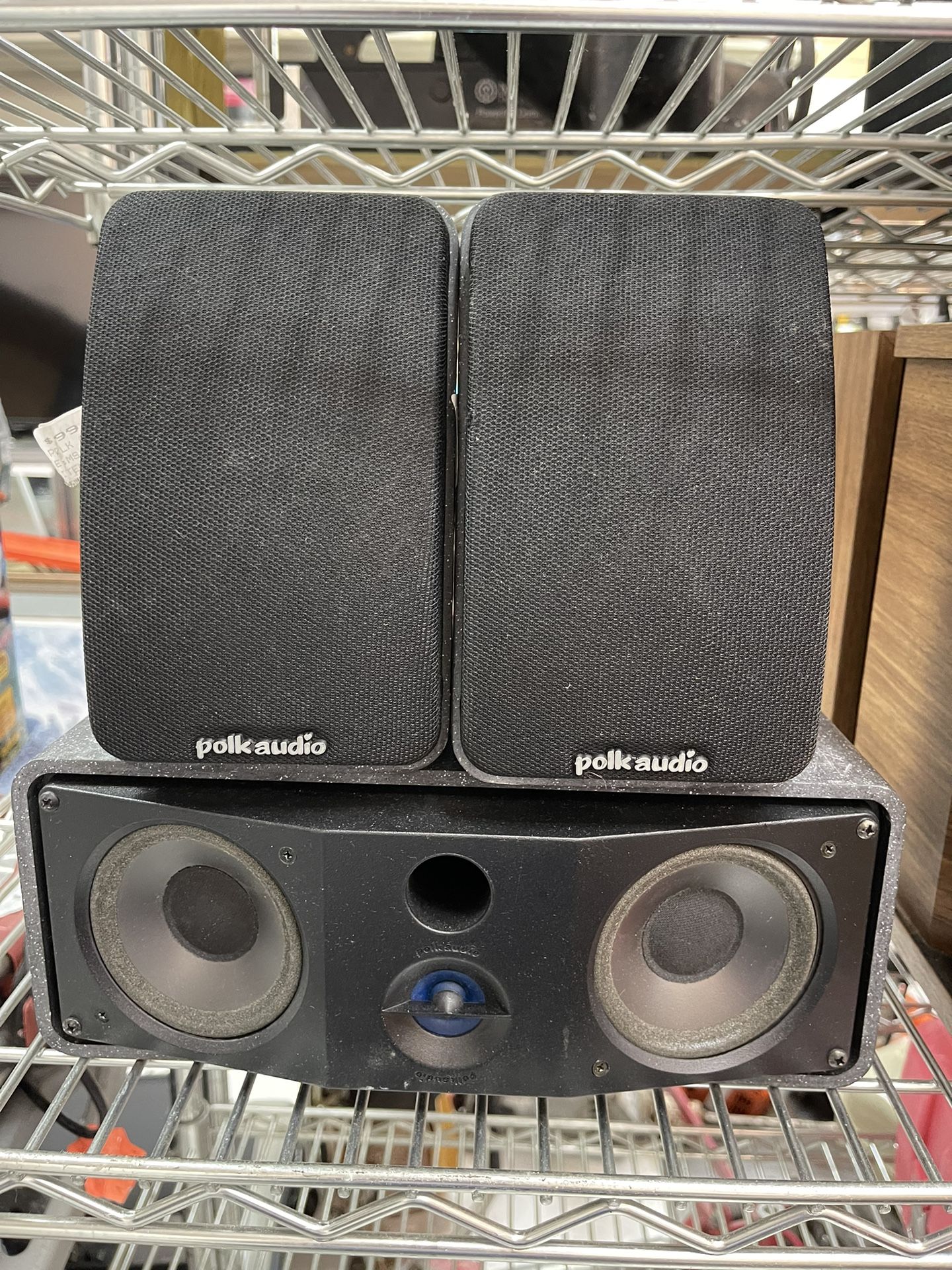 Polk Audio RM Series II Shielded Satellite Speakers And Center Speaker