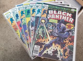 Black Panther #2-#8 Solo Series Key F/F+ Kirby Cover Avengers 1st Print MCU Marvel