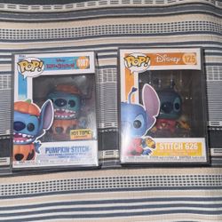 Funko Pop Stitch Pumpkin & 626