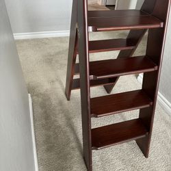Mahogany Step stool Wood 