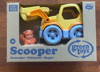 NIB New Green Toys: Scooper Construction Truck (7.5 x 4.5 x 4.5 inches) No BPA, phthalates, PVC.