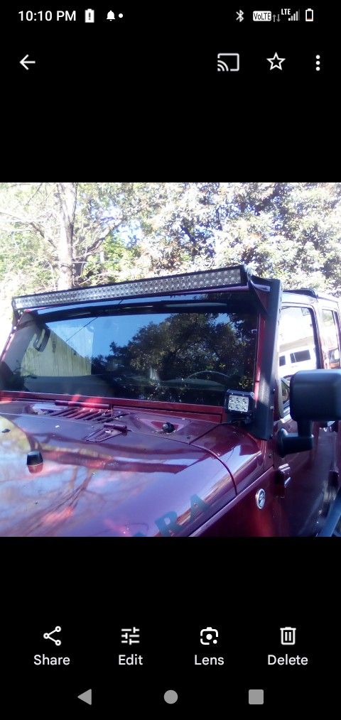 Jeep Wrangler 52" Lightbar With Pods 