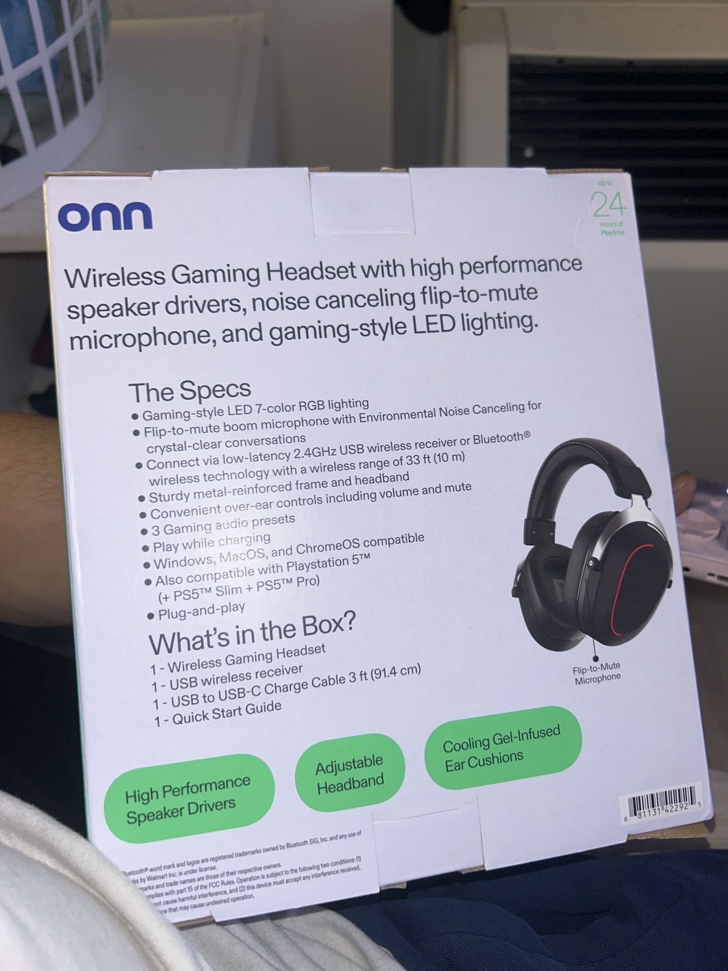 Onn Gaming Headphones 