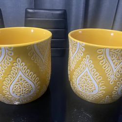 Yellow Decor Vase