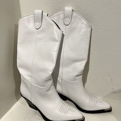 New Italian Leather Boots Women (size 40.5 = US 9)