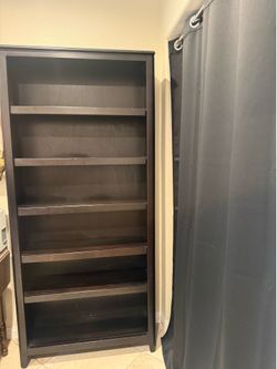Black bookcase