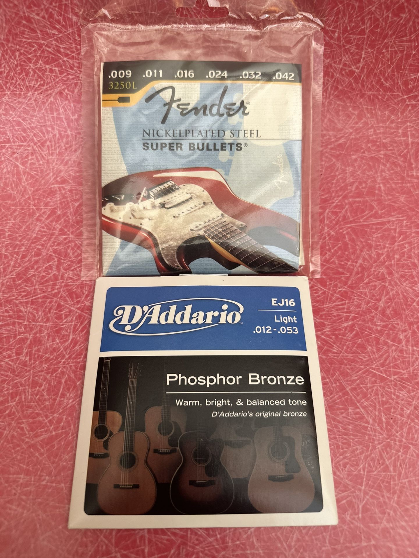 Brand New Fender & Daddario Guitar Strings NOT Gibson Yamaha ESP Taylor Ernie Ball