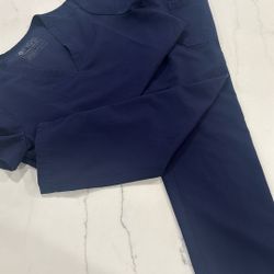 Navy Blue Figs Scrubs
