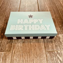 Happy Birthday Gift Box 9.25X6.25X2