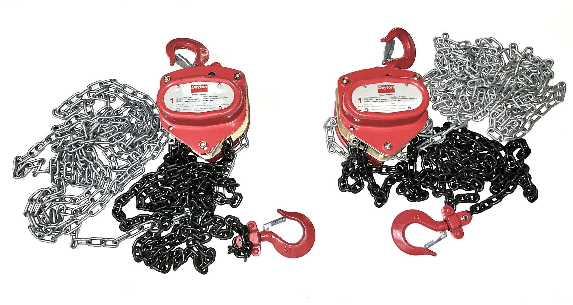 2 Dayton Chain Hoists - $199 FOR BOTH!