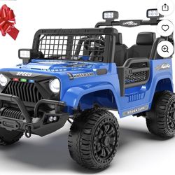 24v 2 seater ride on truck with remote new unopened 300$ value