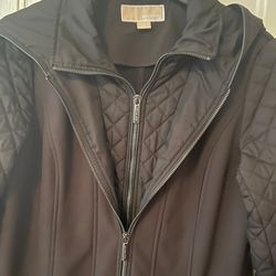 Woman's Michael Kors Waterproof Long Layered Coat
