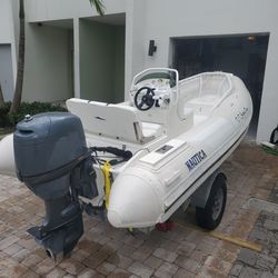 14ft NAUTICA RIB Tender - Center Console Boat Limited Design - 50 HP Yamaha