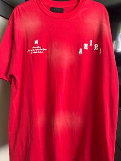 Amiri Red Graphic T-Shirt