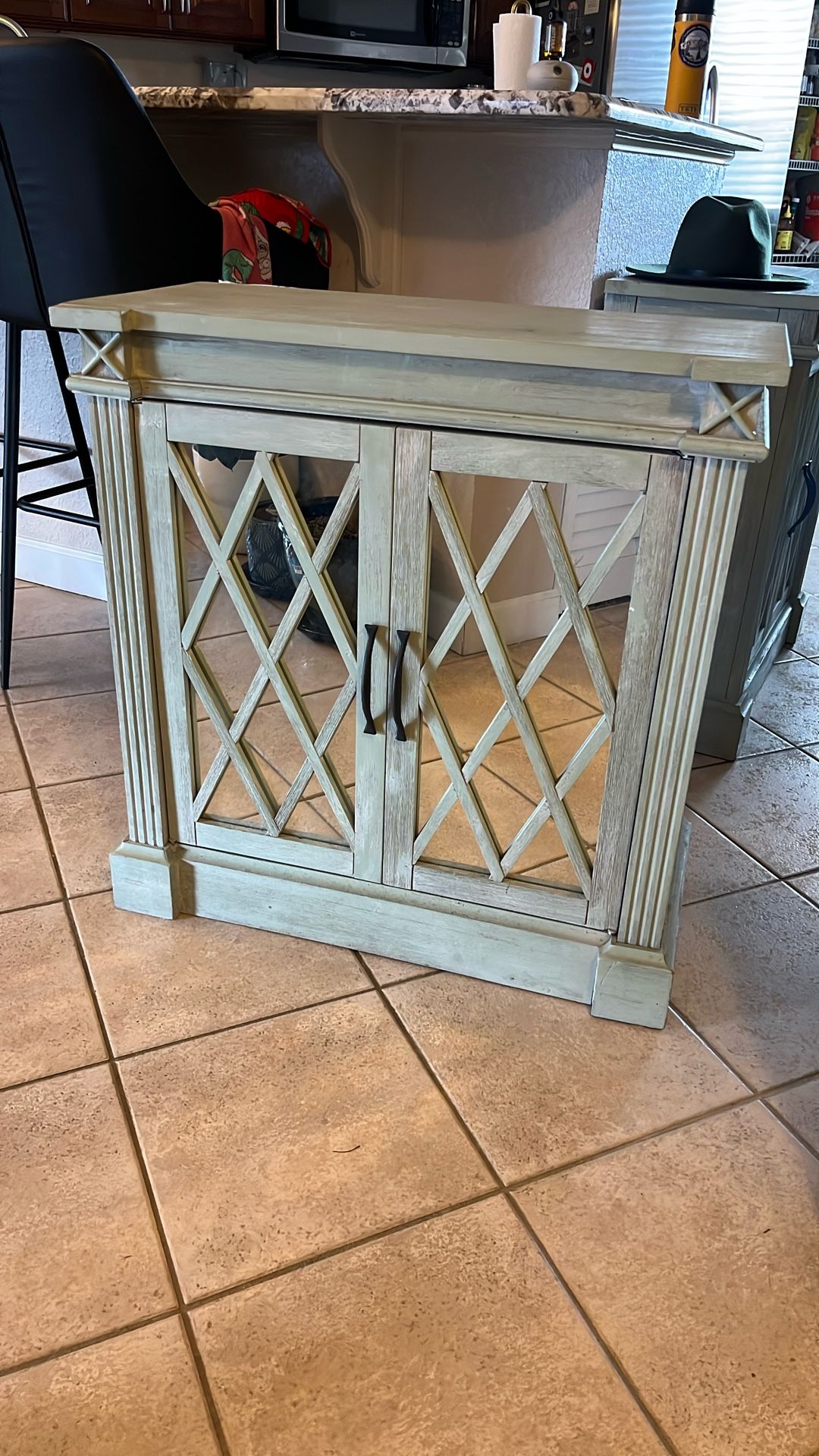 Green Mirror Dresser