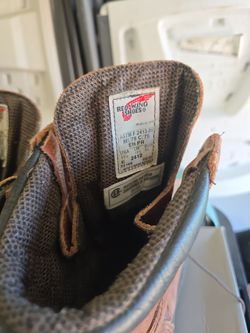 Use red wings boots size 11.5