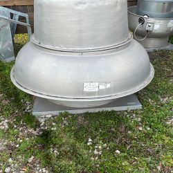 commercial exhaust fan Designed to exhaust air, with some models specifically grease-rated for heavy-duty cooking environments