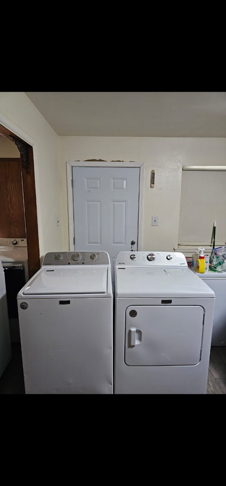 SET WASHER AND DRYER MAYTAG XL CAPACITY GOOD WORKING CONDITION BOTH ELECTRIC HEAVY DUTY DELIVERY AVAILABLE WE DO REPAIRS