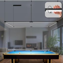 Professional LED Billiard & Pool Table Light, Non-Flickering & Evenly Distributed Light Source, Adjustable Height & 360° Rotatable Light Angle - Dayli