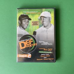 Def Poetry Season 2 DVD Factory Sealed Ft Mos Def 2005 HBO Video Badu Foxx 