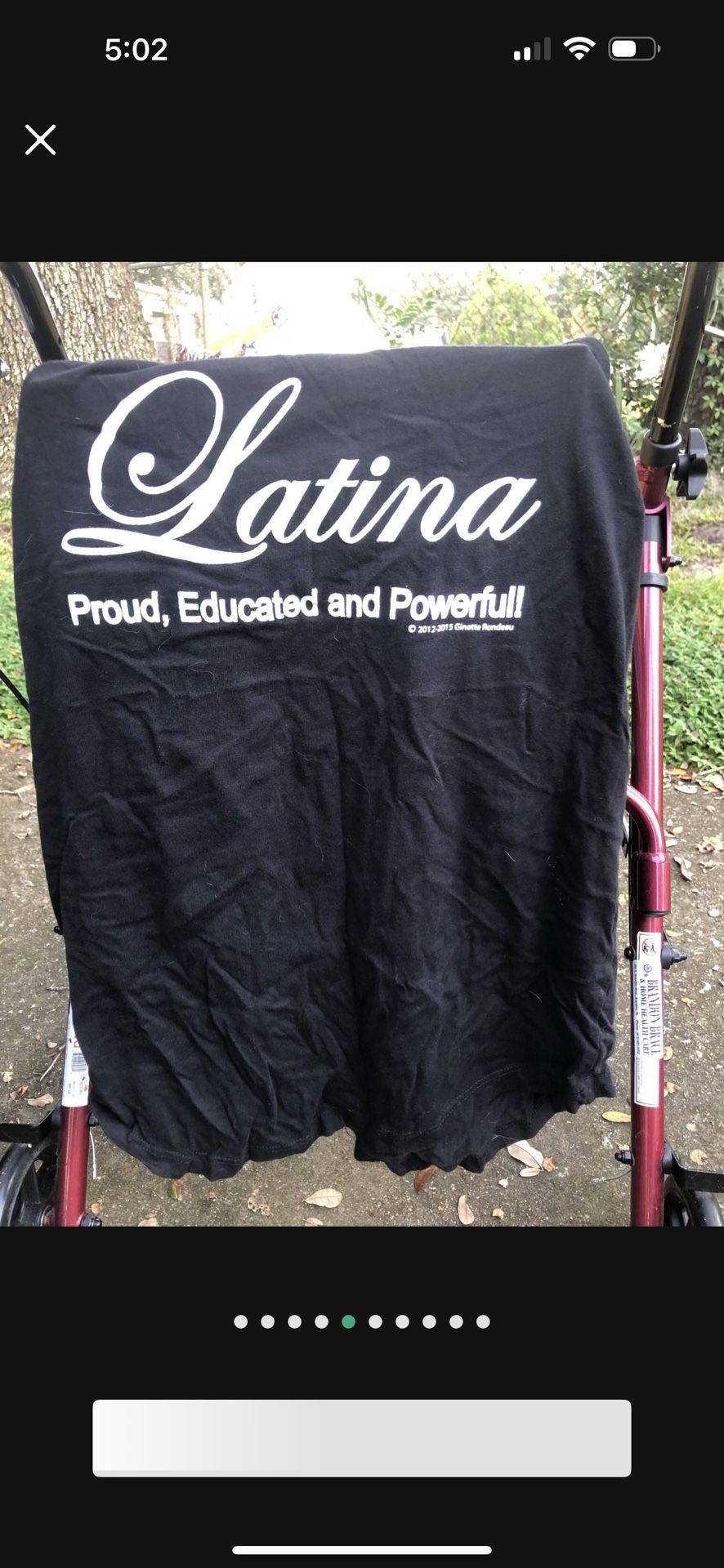 Latina shirt, Silk Nightgown, Small Red Dress Small Never Worn