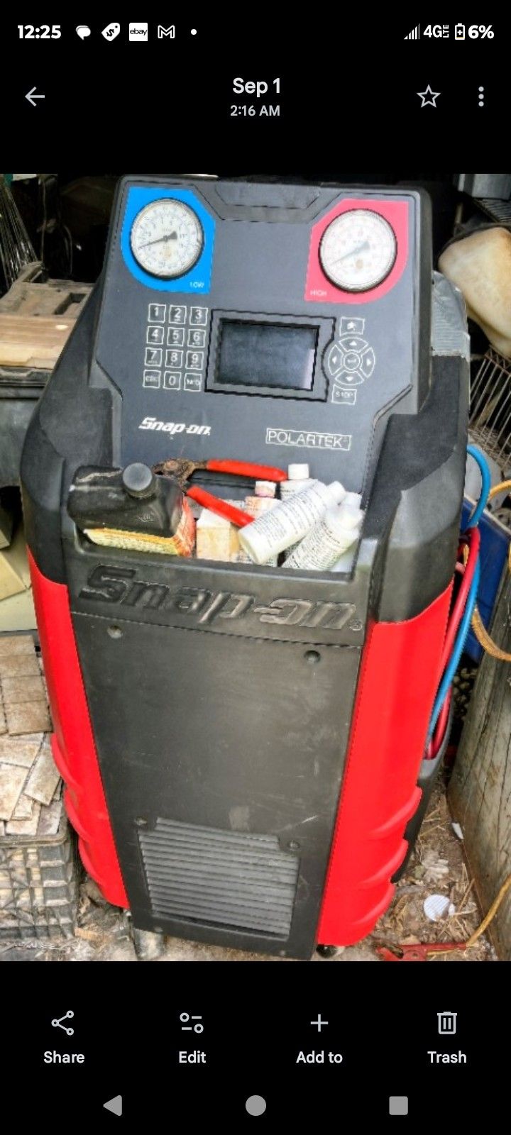 Snap On   : a/c  machine 
