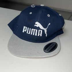 PUMA Adjustable Blue W/ Grey Bill SnapBack Hat