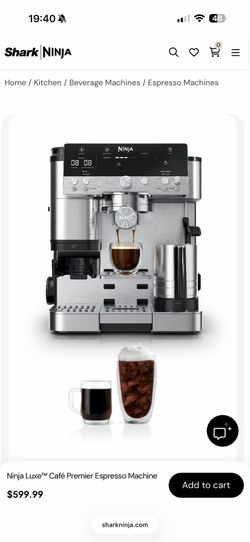 Ninja Luxe Café Premier 3-in-1 Espresso Machine