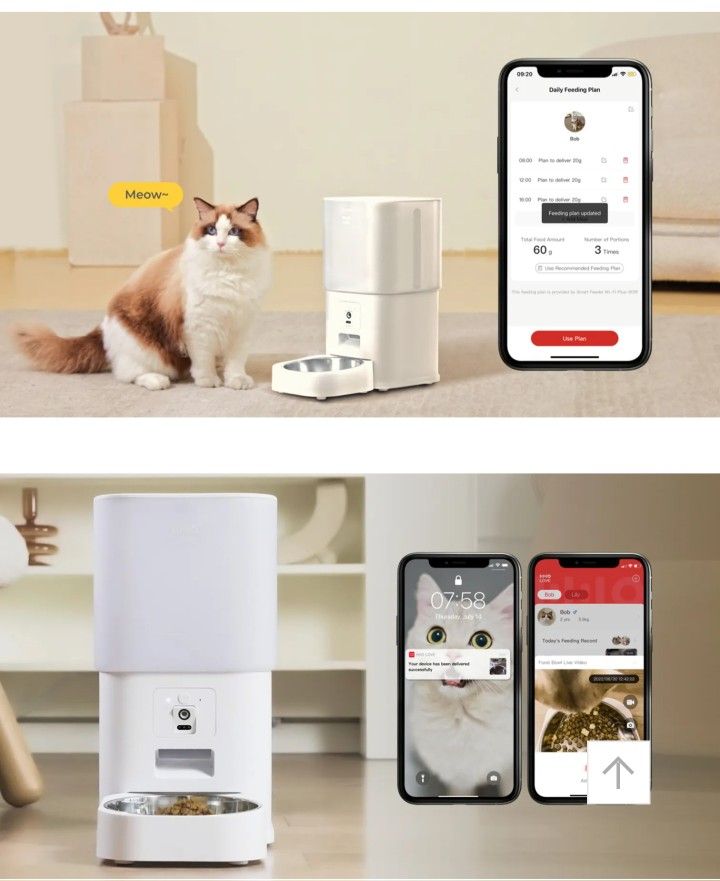 Product Name:iPet Smart Feeder Wi-Fi Plus Model:CT-FDWWP