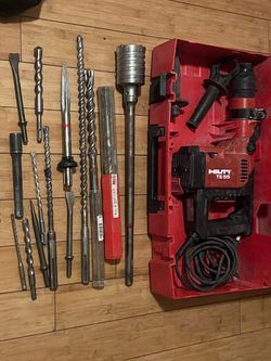 Hilti TE55 Jackhammer Drill w/14 asst Bits
