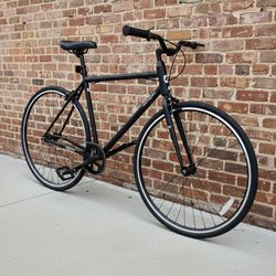 NEW 52CM RETROSPEC HARPER MATTE BLACK SINGLE SPEED FIXED GEAR FIXIE TRACK ROAD BIKE