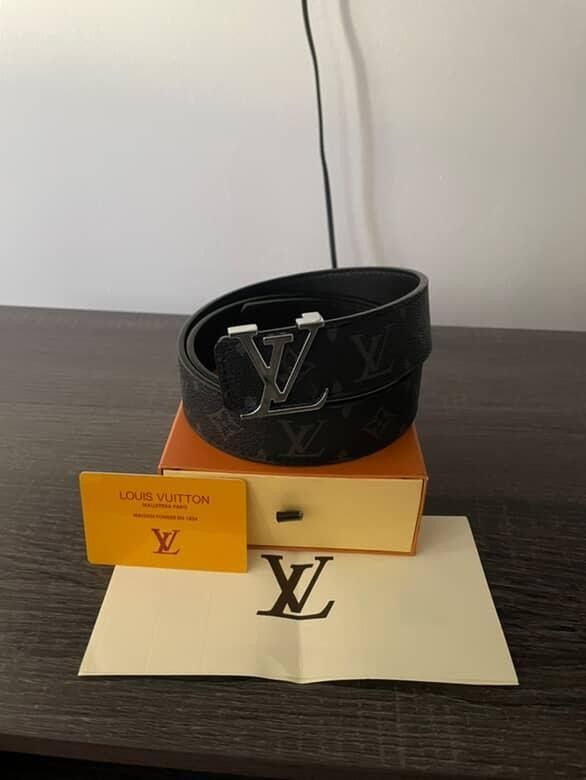 Louis Vuitton Belt Silver