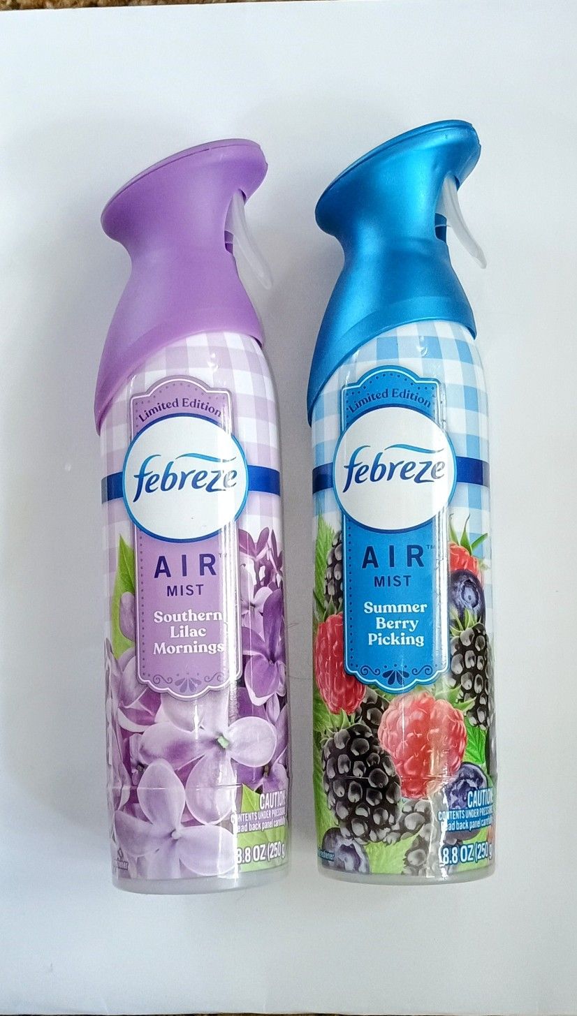 Febreeze Two New Cans Of Air Freshener