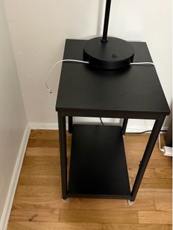 Night stand tables with usb lamps