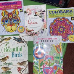 8 coloring Books