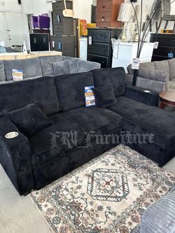 New black sofa bed